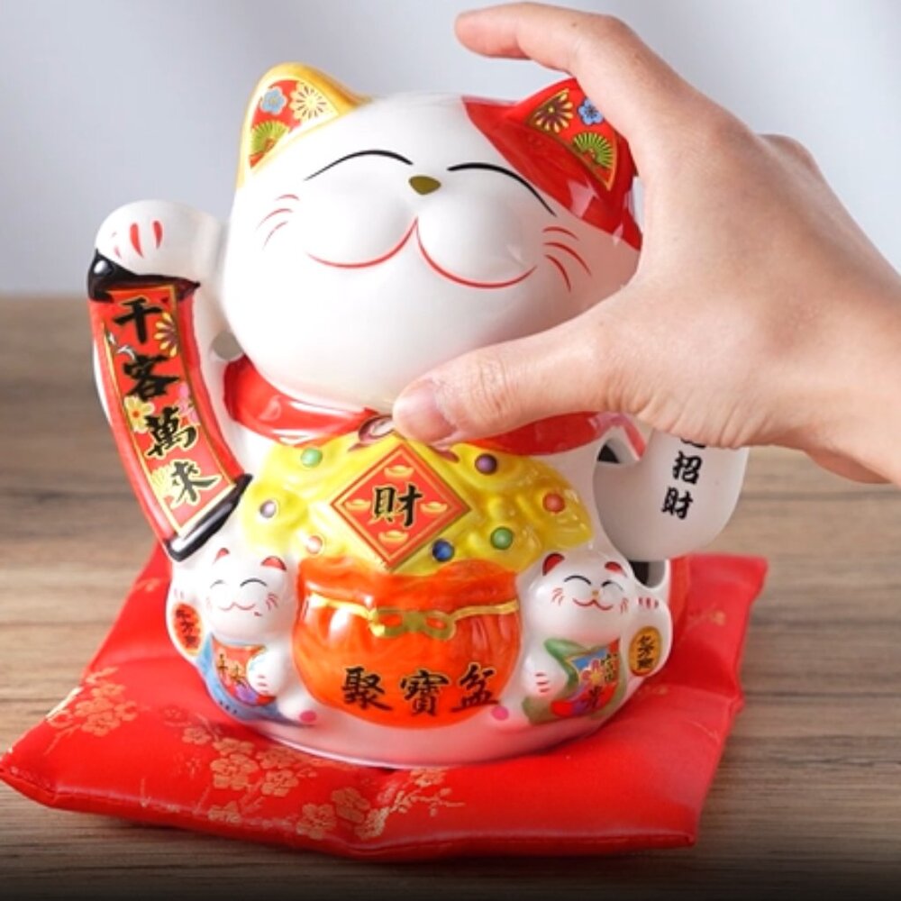 Ceramic Money Cat Decoration Shengyixinlong - Treasure Bowl